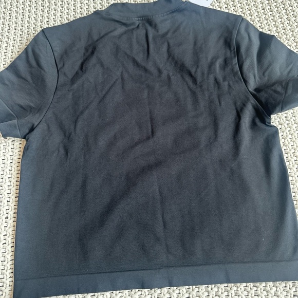 Gymshark Set Women's NWT Black Seamless Boxy Tee & White Sweat Shorts Outfit - Picture 8 of 8